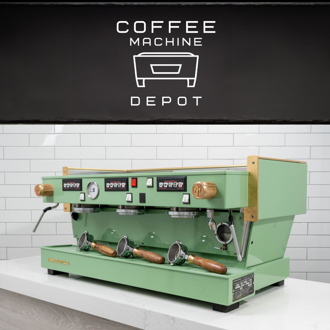 La Marzocco - Linea Classic AV 3 group - Custom Sage Green