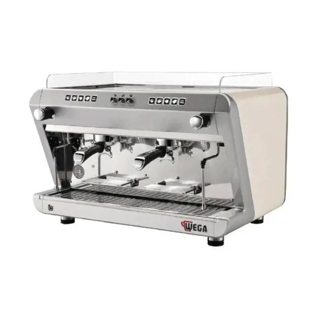 Wega IO 2 Group Machine with Hey Cafe Buddy Grinder Bundle Wega