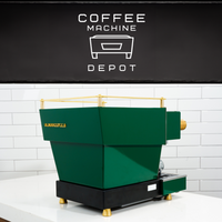 Custom La Marzocco Linea Mini R Home Espresso Machine- Full Hunter Green & Brass