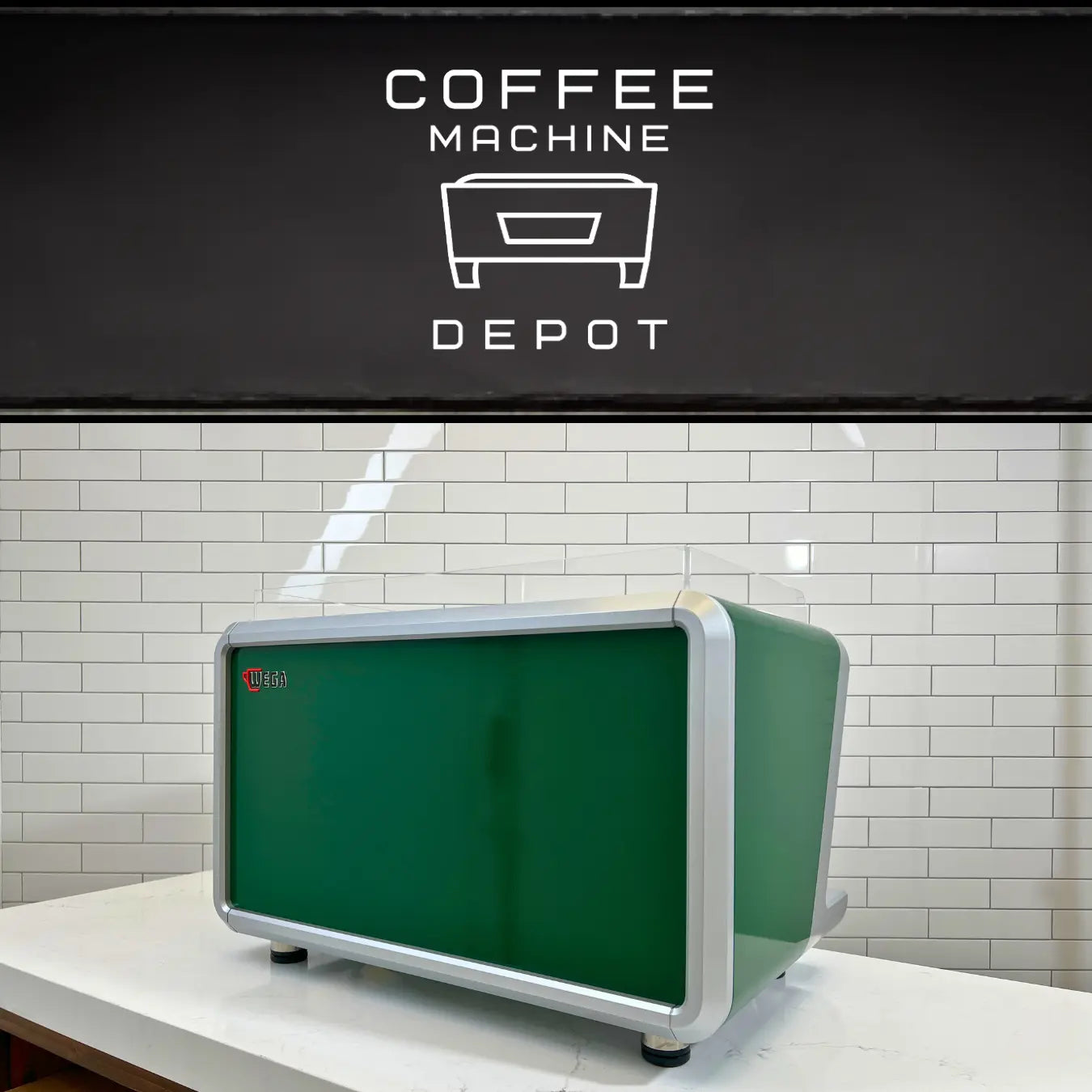 Wega IO - 2 Group High Cup Hunter Green (Open Box Item) Wega
