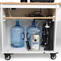 Klassy Kart - Mobile Coffee Espresso Cart (White Turn Key)