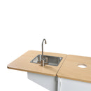 Klassy Kart - Mobile Coffee Espresso Cart (White Turn Key)