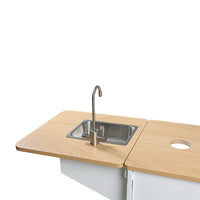 Klassy Kart - Mobile Coffee Espresso Cart (White Turn Key)