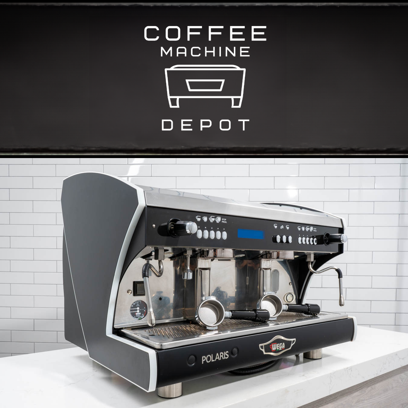 Wega Polaris - Xtra EVD 2 Group Commercial Espresso Machine (High Cup)