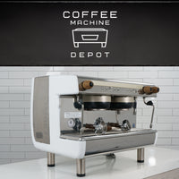 Casadio - Undici A2 Group Commercial Espresso Machine Custom White with wood (Open-Box)