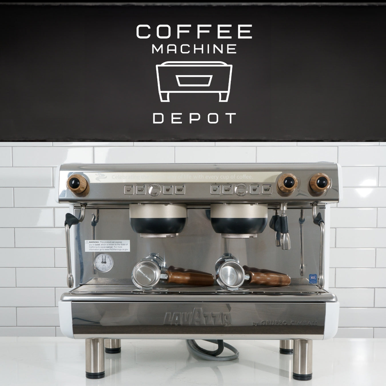 Casadio - Undici A2 Group Commercial Espresso Machine Custom White with wood (Open-Box)