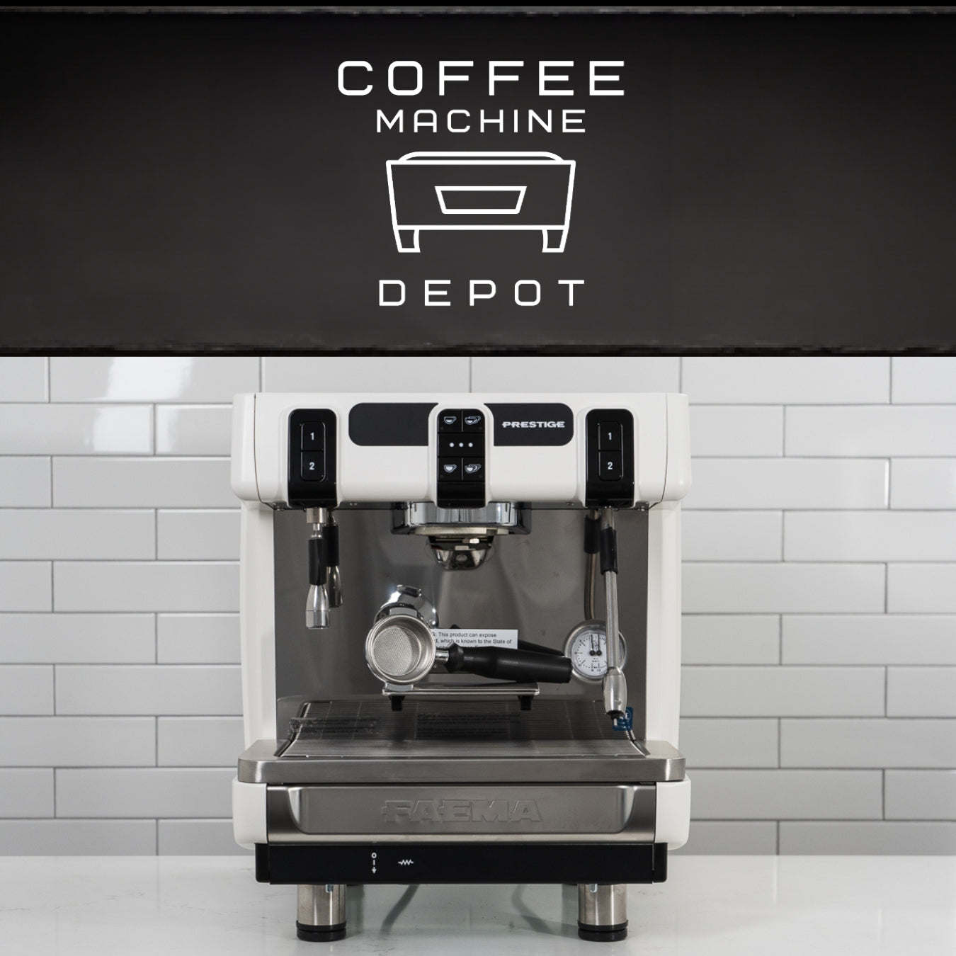 Faema - Prestige 1 Group Tall Cup with Auto steam - OPEN BOX