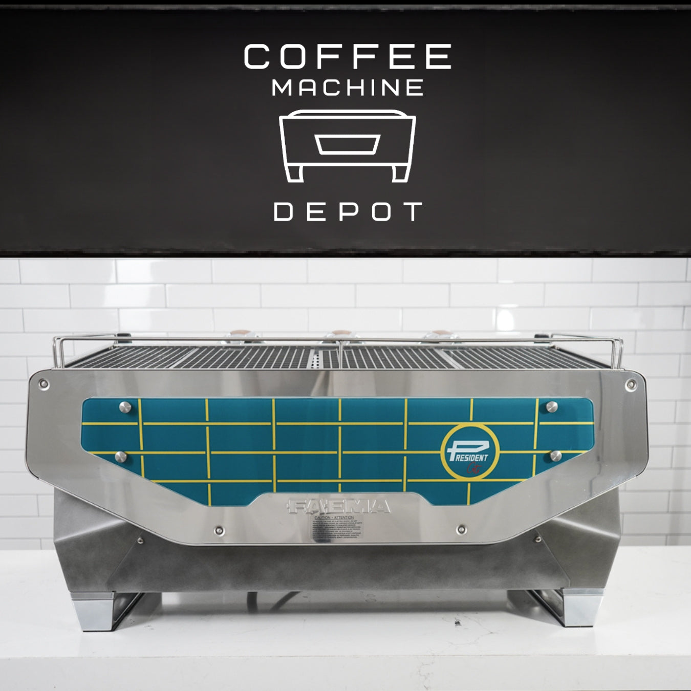 Faema President GTI A/3 - 3 Group Commercial Espresso Machine - *OPEN BOX*