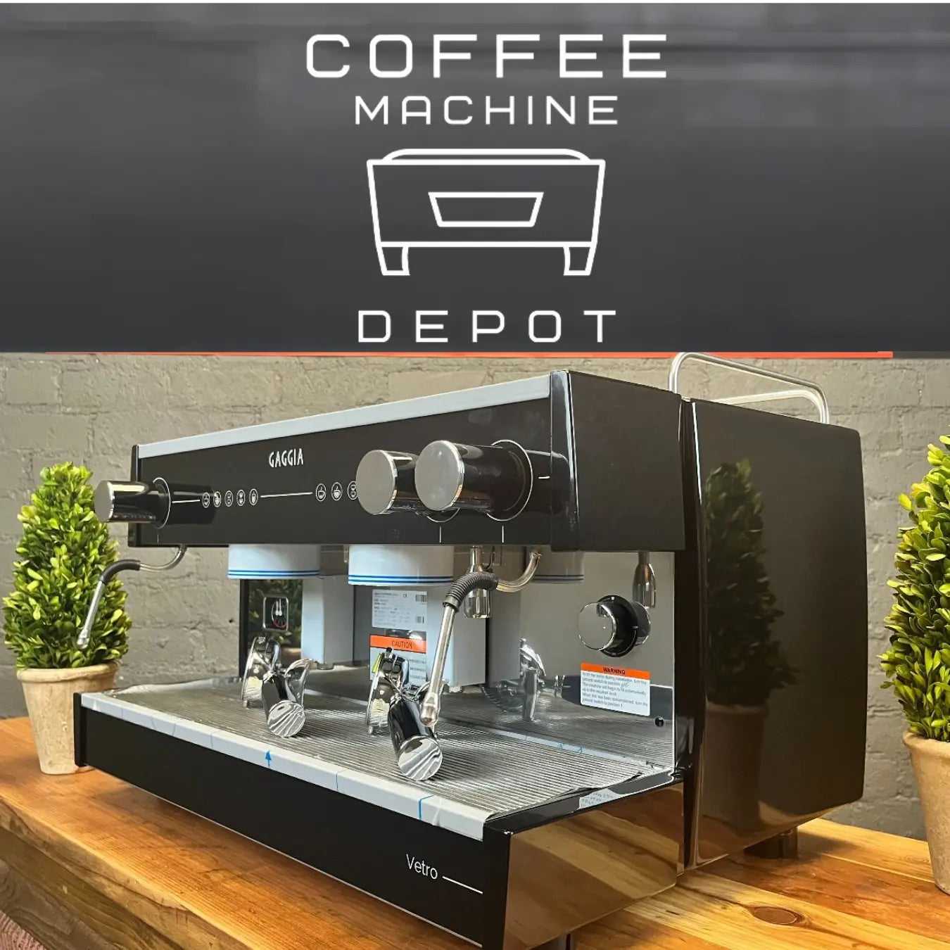 Gaggia - Vetro 2 Group Commercial Espresso Machine (Open Box) Gaggia - Vetro 2 Group Commercial Espresso Machine (Open Box)