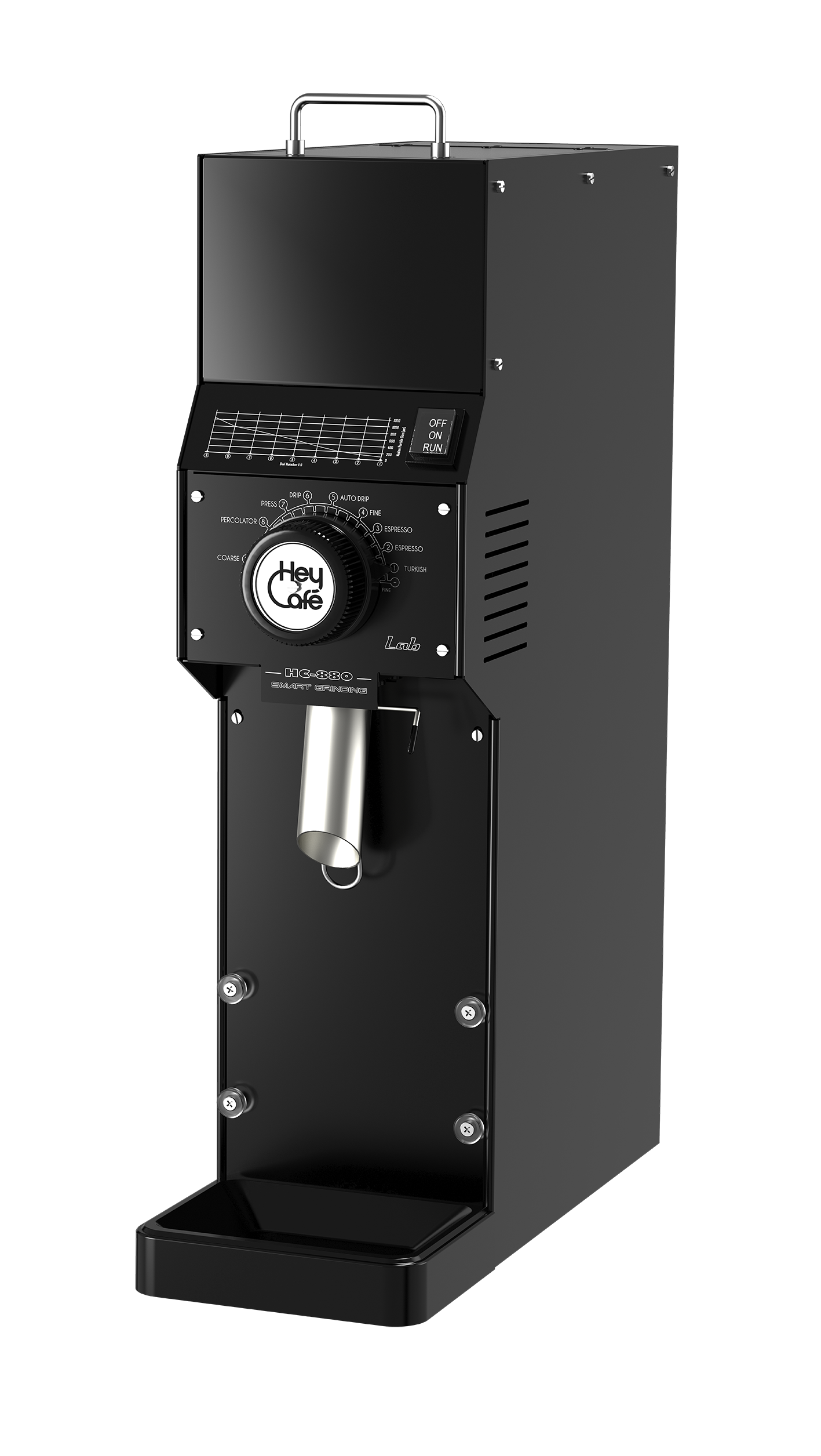 HeyCafe HC-880 LAB Commercial Espresso Coffee Grinder