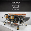 Kees Van Der Westen - Spirit 2 Group AV Commercial Espresso Machine - Fully Custom Black/Brass/Wood