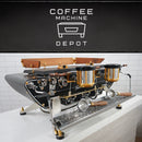 Kees Van Der Westen - Spirit 2 Group AV Commercial Espresso Machine - Fully Custom Black/Brass/Wood