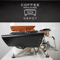 Kees Van Der Westen - Spirit 2 Group AV Commercial Espresso Machine - Fully Custom Black/Brass/Wood