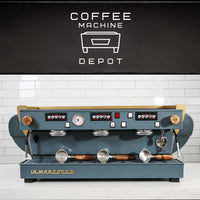 La Marzocco - FB70 3 Group Commercial Espresso Machine - Custom Grey with Wood & Brass *LEAD TIME:4-6 WEEKS*