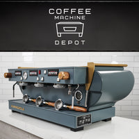 La Marzocco - FB70 3 Group Commercial Espresso Machine - Custom Grey with Wood & Brass *LEAD TIME:4-6 WEEKS*