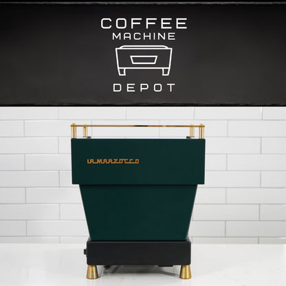 La Marzocco - Linea Mini R - Fully Custom Dark Forest Green with Brass & Wood