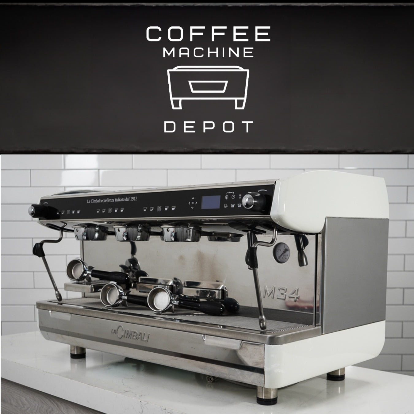チンバリ　La Cimbali Espresso Italiano La Cimbali - M34 DT - 3 Group Coffee Machine – Coffee Machine Depot
