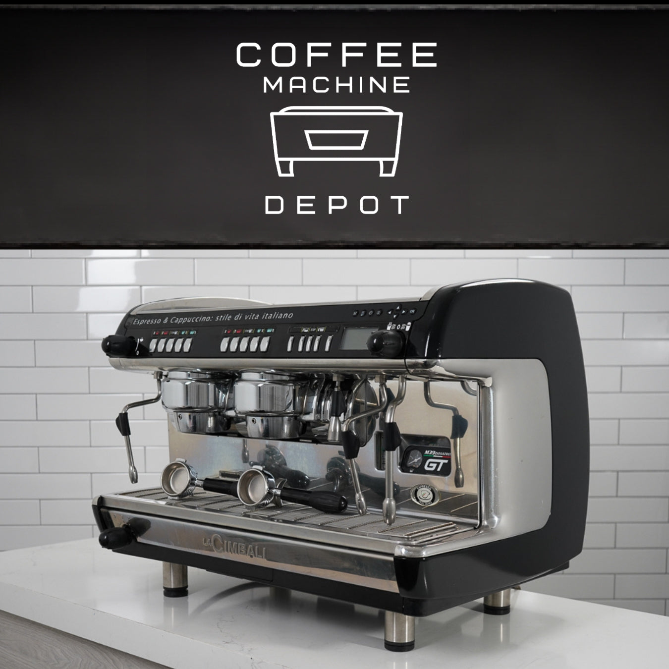 La Cimbali -M39 GT Dosatron - Multi Boiler 2 Group Low Cup AV (Auto-Steam) - Commercial Espresso Machine