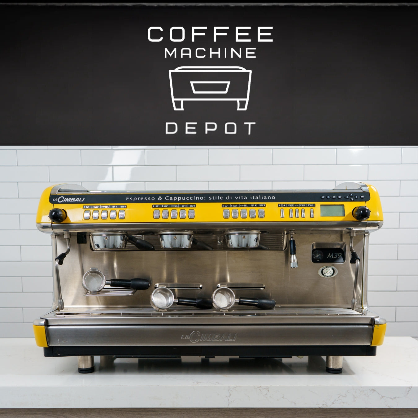 La Cimbali M39 Dosatron 3 Group Tall Cup Espresso Cappuccino Machine
