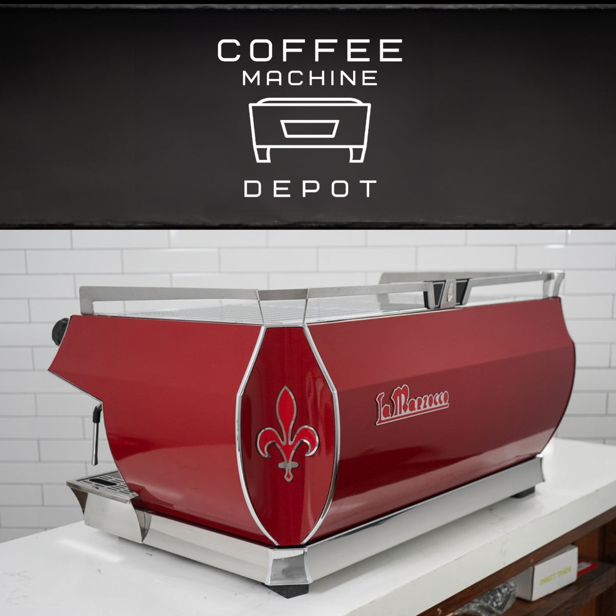 La Marzocco - GB5 AV 3 Group Commercial Espresso Machine - Custom Cherry Red