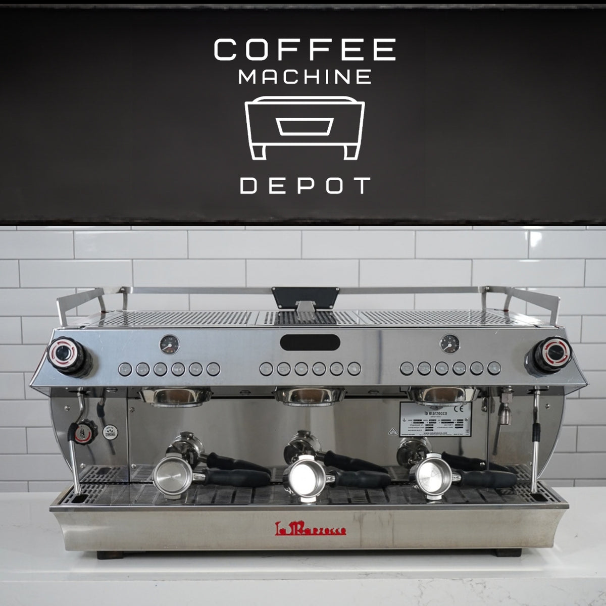 La Marzocco - GB5 AV 3 Group Commercial Espresso Machine - Custom Cherry Red