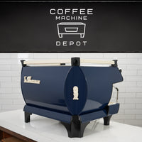 La Marzocco - GB5 EE 2 Group - Commercial Espresso Machine - Custom Dark Blue and Cream
