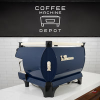 La Marzocco - GB5 EE 2 Group - Commercial Espresso Machine - Custom Dark Blue and Cream
