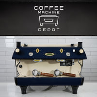 La Marzocco - GB5 EE 2 Group - Commercial Espresso Machine - Custom Dark Blue and Cream