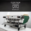 La Marzocco - KB90 AV 3 Group Commercial Espresso Machine - Custom Green & Gold - 2022