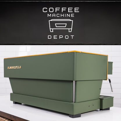 La Marzocco - Linea Classic AV 3 Group - Custom Green and Gold