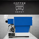 La Marzocco - Linea Classic AV 3 Group Commercial Espresso Machine - Custom White and Blue