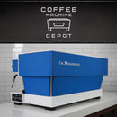 La Marzocco - Linea Classic AV 3 Group Commercial Espresso Machine - Custom White and Blue