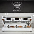 La Marzocco Linea Classic AV 3 Group Commercial Espresso Machine - CUSTOM White and Wood