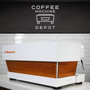 La Marzocco Linea Classic AV 3 Group Commercial Espresso Machine - CUSTOM White and Wood