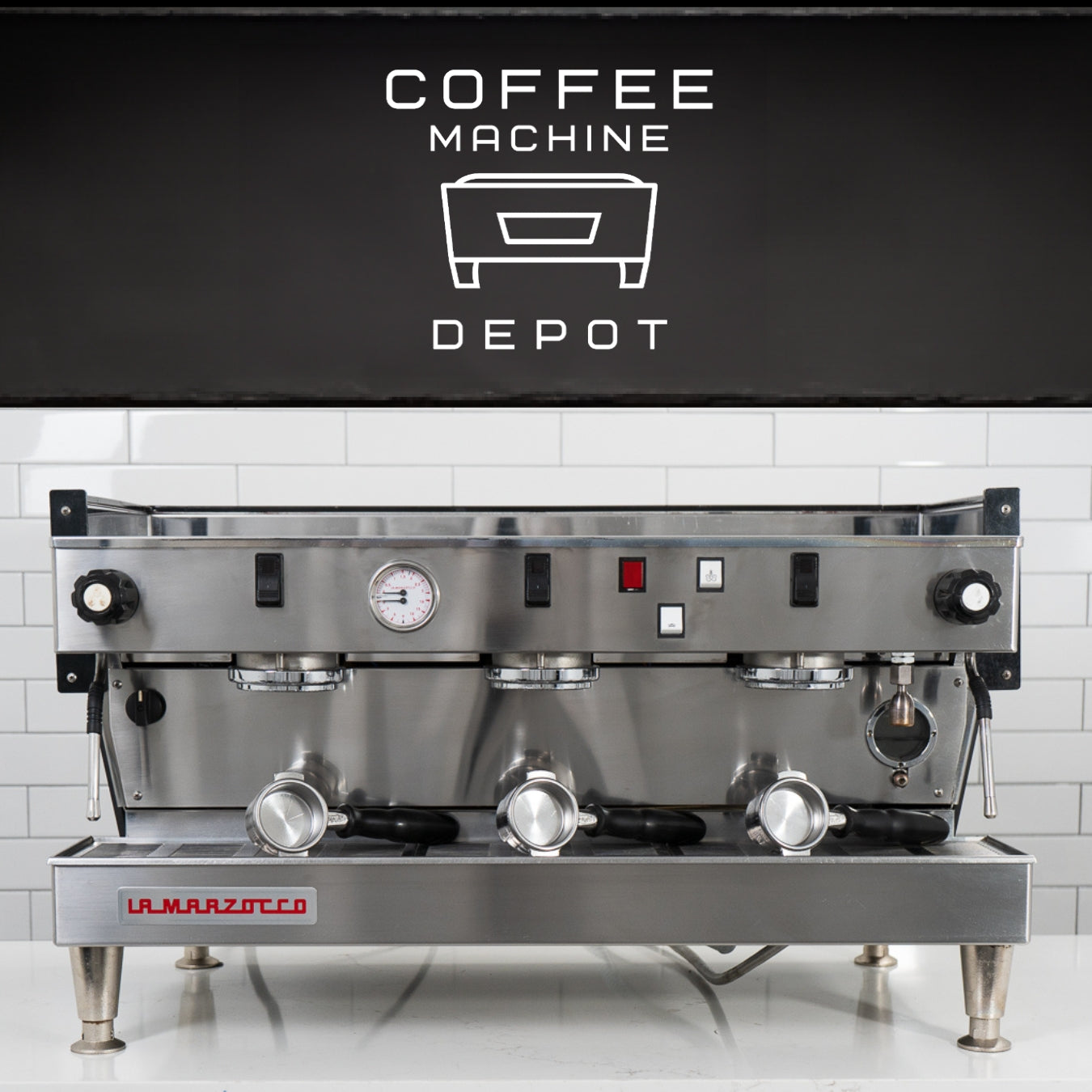 La Marzocco - Linea Classic EE - 3 Group Commercial Espresso Machine - Black 2016