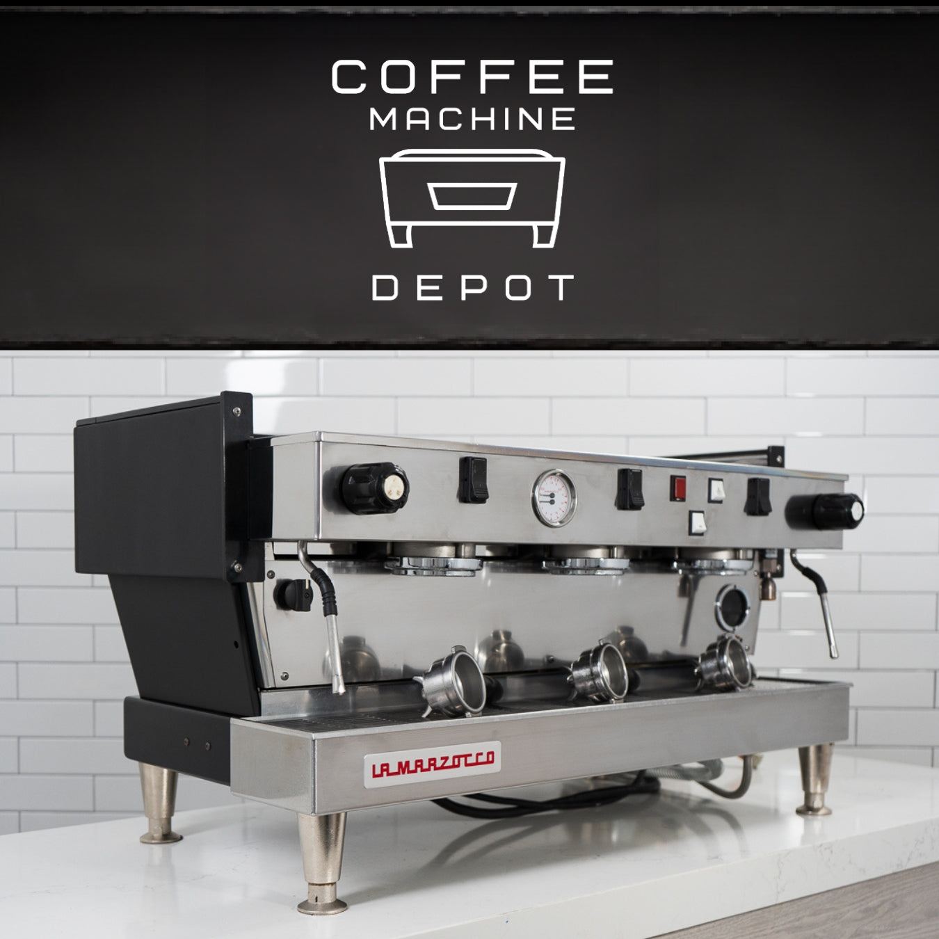 La Marzocco - Linea Classic EE - 3 Group Commercial Espresso Machine - Black 2016