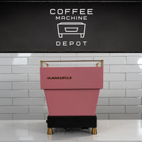 La Marzocco Linea Mini R- Custom Matte Pink with Walnut and Brass Home Espresso Machine