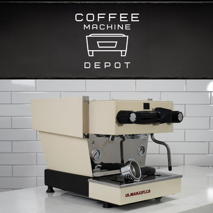 La Marzocco  - Linea Mini-R Home Espresso Machine - Custom Beige & Red Logo