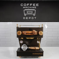 La Marzocco - Linea Mini R- Custom Metallic Bronze with Zebra Wood & Brass Home Espresso Machine