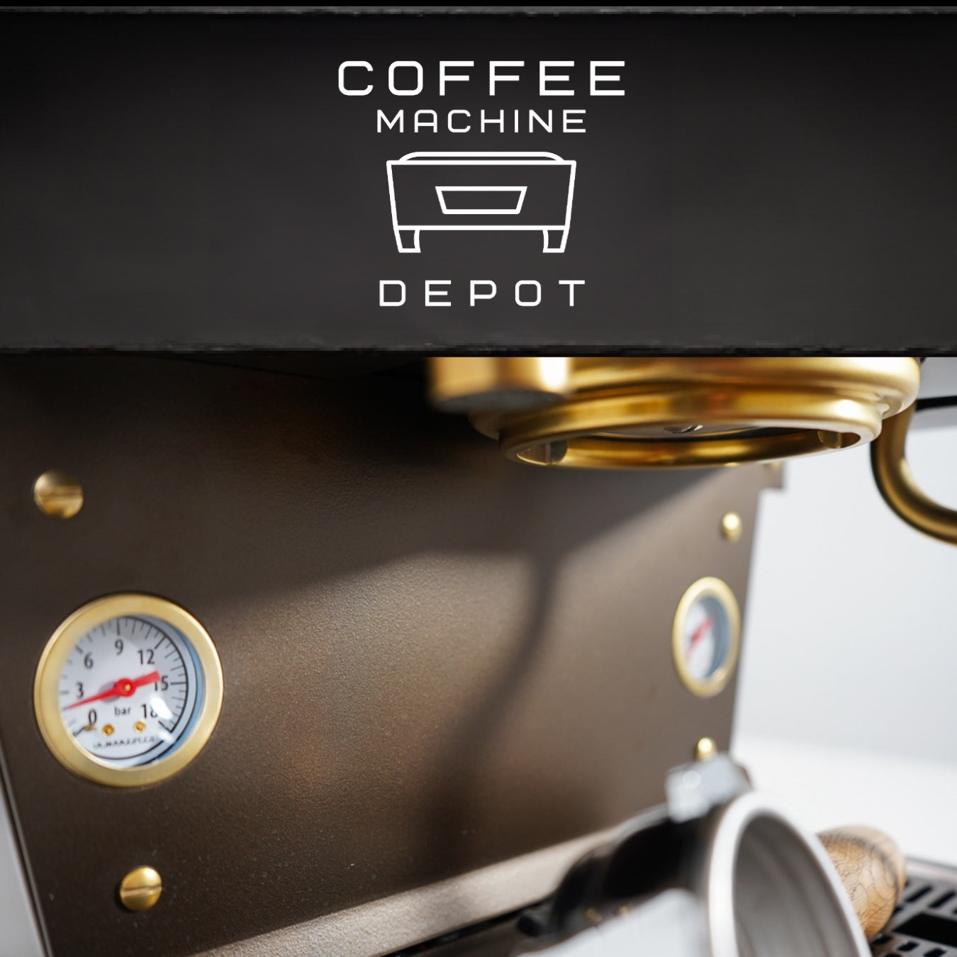 La Marzocco - Linea Mini R- Custom Metallic Bronze with Zebra Wood