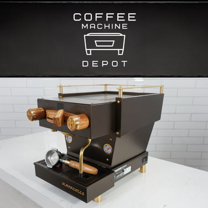 La Marzocco - Linea Mini R- Custom Metallic Bronze with Zebra Wood & Brass Home Espresso Machine