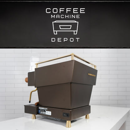 La Marzocco - Linea Mini R- Custom Metallic Bronze with Zebra Wood & Brass Home Espresso Machine