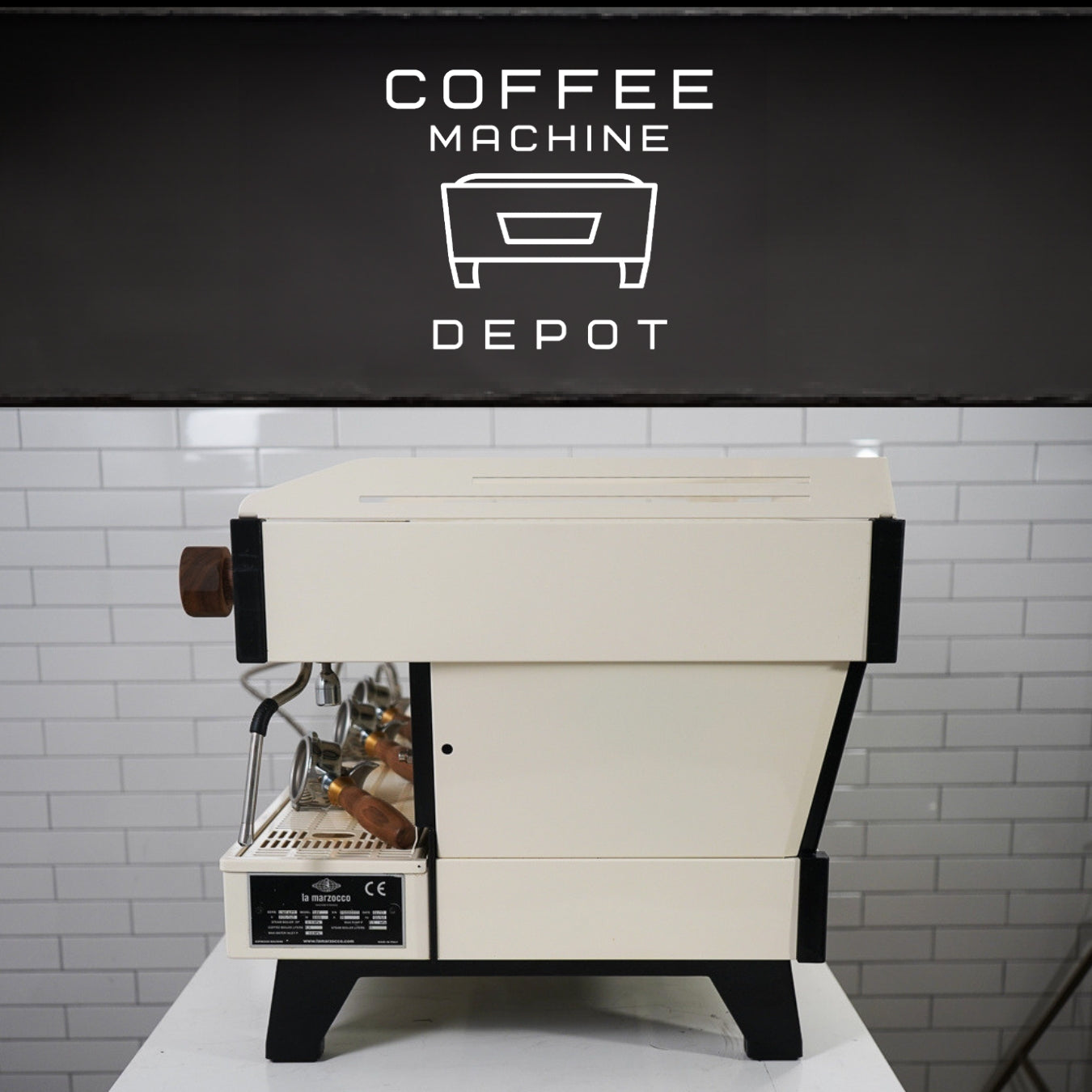 La Marzocco - Linea PB – 3 Group AV - Custom Cream and Walnut