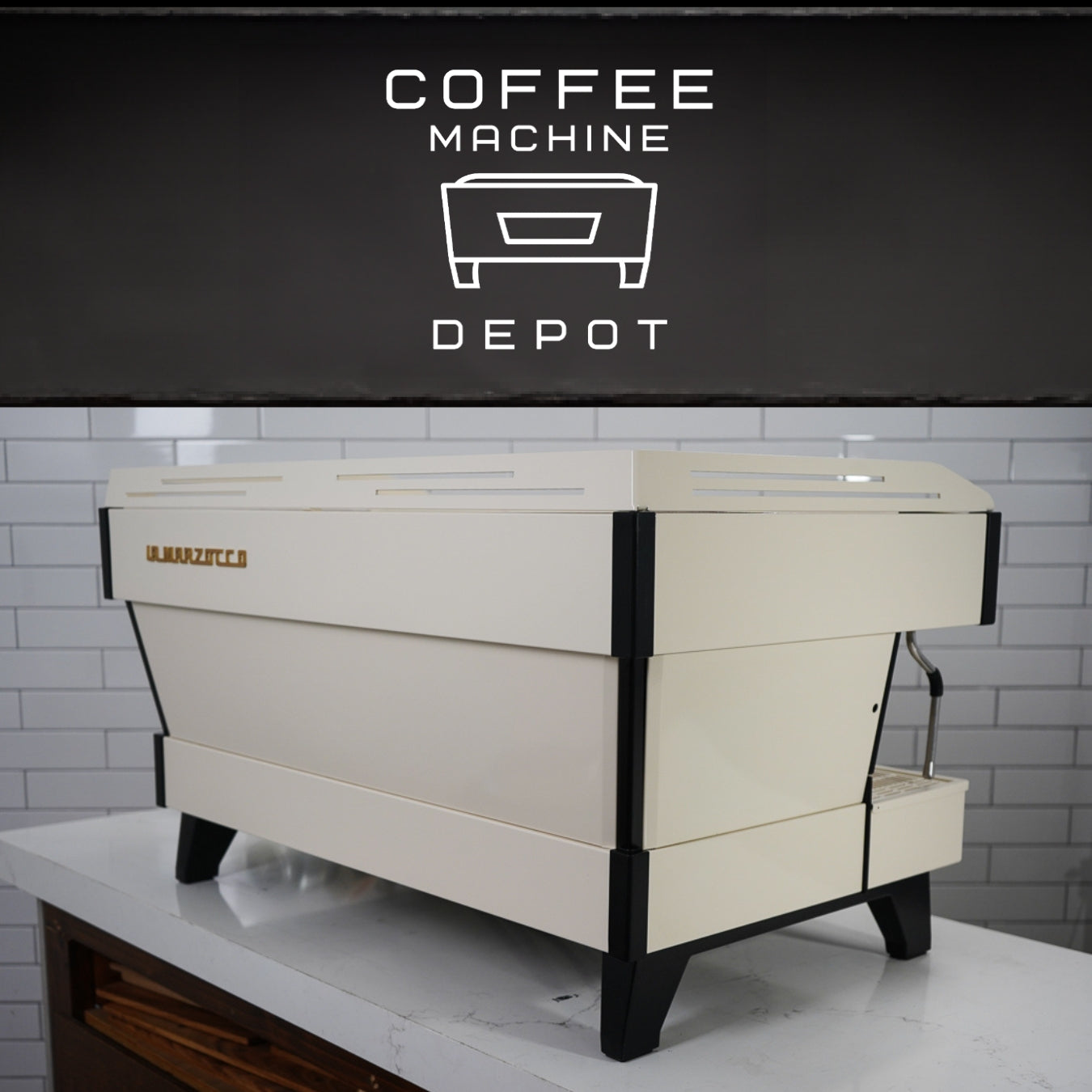 La Marzocco - Linea PB – 3 Group AV - Custom Cream and Walnut