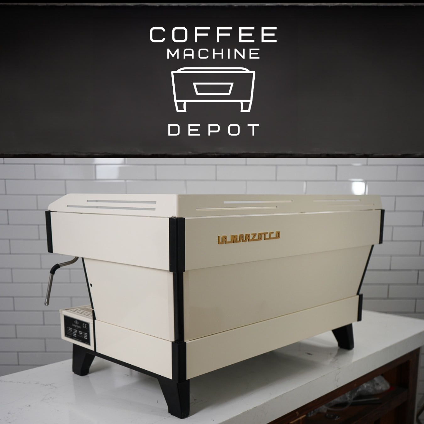 La Marzocco - Linea PB – 3 Group AV - Custom Cream and Walnut