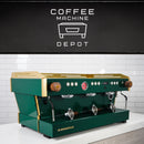 La Marzocco - Linea PB – 3 Group AV - Custom "Hunter" Green With Wood