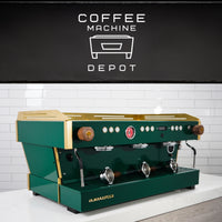 La Marzocco - Linea PB – 3 Group AV - Custom "Hunter" Green With Wood