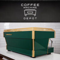 La Marzocco - Linea PB – 3 Group AV - Custom "Hunter" Green With Wood