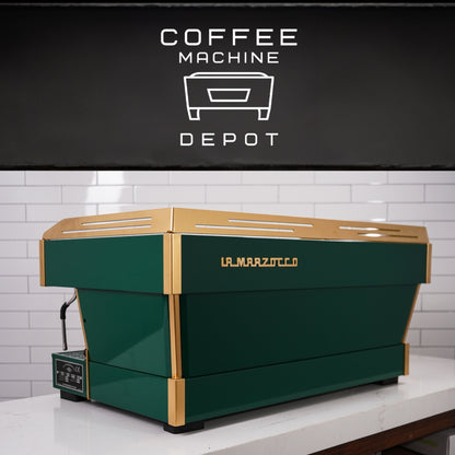La Marzocco - Linea PB – 3 Group AV - Custom "Hunter" Green With Wood