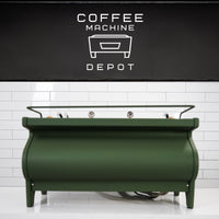 La Marzocco -  Strada MP 2 Group - Custom Military Green With Zebra wood/Brass